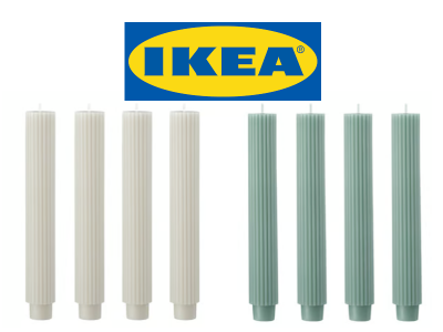 &ldquo;Stop a ogni utilizzo&rdquo;, Ikea richiama le candele da lampadario senza profumo SM&Ouml;JTR&Auml;D, 25 cm, a causa del rischio di incendio e ustioni