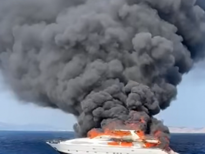 Yacht Da Vinci in fiamme al largo di Formentera – Il video