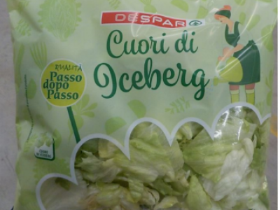 Ministero della Salute segnala richiamo insalata cuori di Iceberg a marchio Despar per sospetta contaminazione microbica