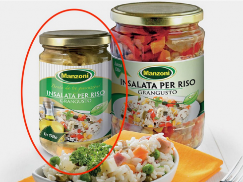 “Frammenti di vetro nei vasetti”, Carrefour richiama insalata per riso in olio Grangusto Manzoni