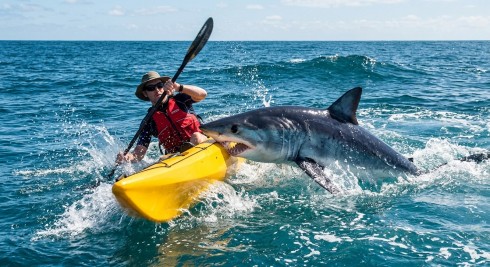 Terrore a Malibu: kayakista ricoverato dopo il doppio attacco di uno squalo mako