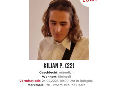 Chi l&rsquo;ha visto? Kilian P., 22 anni, austriaco di Kleinzell (Alta Austria) scomparso a Bologna