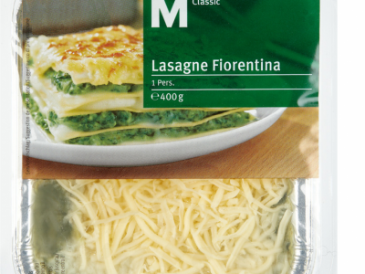 Migros richiama le Lasagne Fiorentina M-Classic. Per un errore di imballaggio, il prodotto in questione contiene salmone