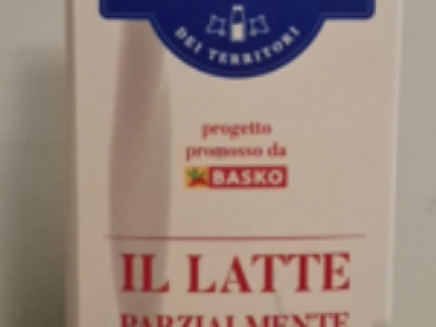 Basko segnala richiamo di tutti i lotti del latte ligure piemontese parzialmente scremato