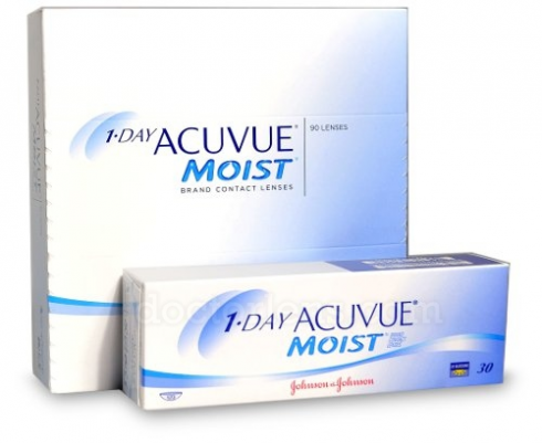 Richiamo volontario delle lenti a contatto Acuvue Moist 1 giorno per astigmatismo della Johnson & Johnson