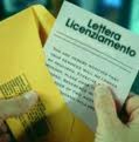 lettera di licenziamento