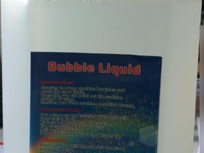 liquido per bolle di sapone