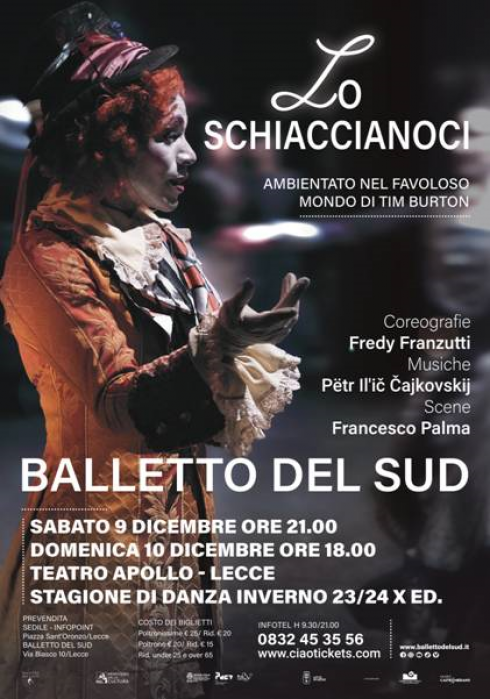  "LO SCHIACCIANOCI" del Balletto del Sud al Teatro Apollo