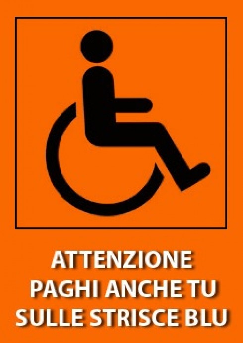 multa pulmino associazione disabili