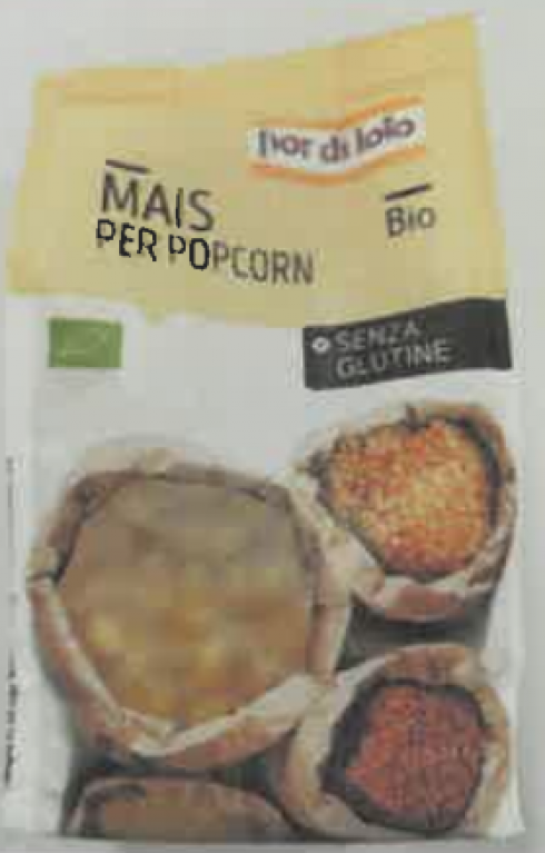 Mais per pop corn bio, allerta su “lotti contaminati” per “la possibile presenza di alcaloidi del tropano oltre il limite di legge"