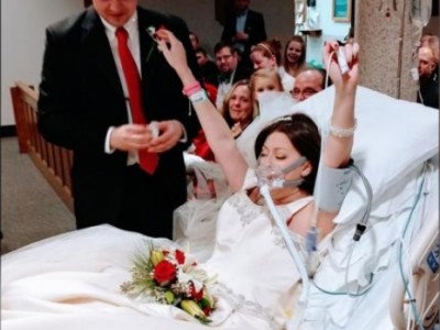matrimonio ammalata di cancro in ospedale