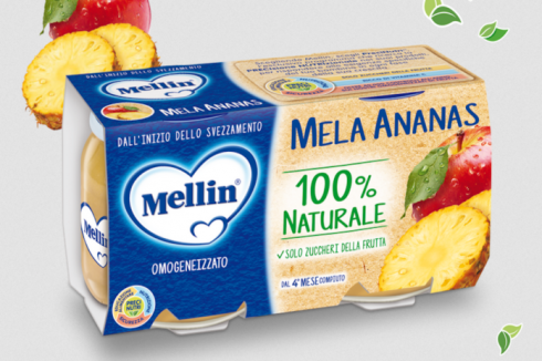 Rischio frammento di vetro nell’omogeneizzato Mellin al gusto mela ananas.
