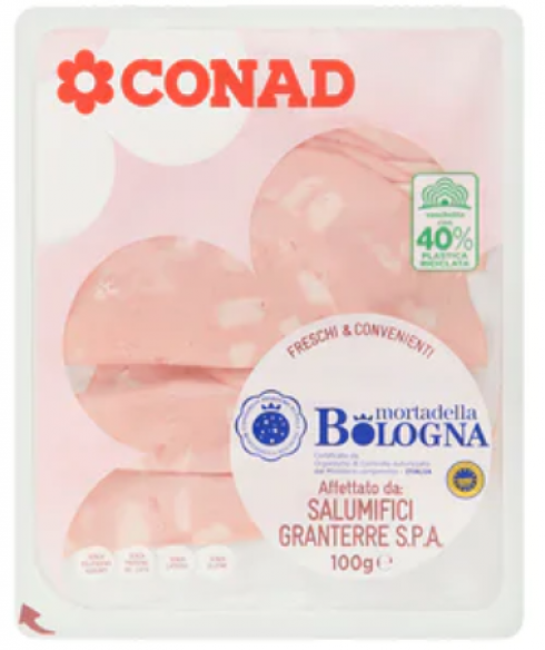Rischio microbiologico, Conad richiama mortadella Bologna IGP