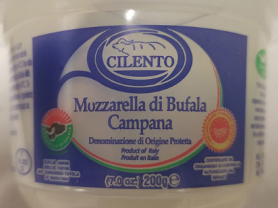 Mozzarella di bufala italiana ritirata per possibile presenza di batterio Listeria. 