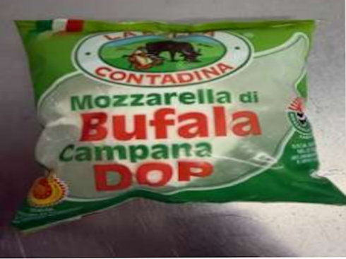 Micotossine oltre i limiti: richiamato lotto di mozzarella di bufala di Bufala Campana a marchio Contadina