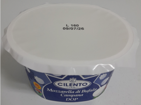 Mozzarella di Bufala Campana DOP con la data di scadenza sbagliata richiamata per rischio microbiologico