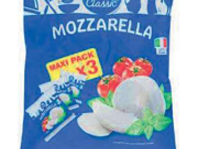 Carrefour richiama mozzarella maxi pack per tre “Granarolo” per possibile presenza di corpi estranei