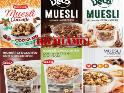 Sassi nei muesli, coinvolte note catene di supermercati