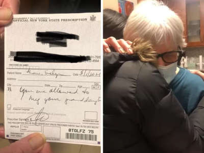 COVID-19: il medico prescrive abbracci per la nonna dopo avere ricevuto il vaccino – VIDEO