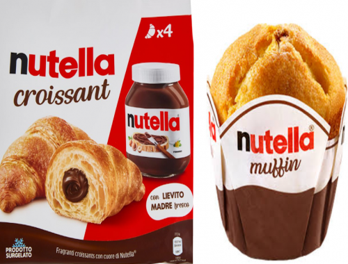 Frammenti di metallo in Nutella Muffin e Nutella Croissant della Ferrero richiamati in 7 Paesi