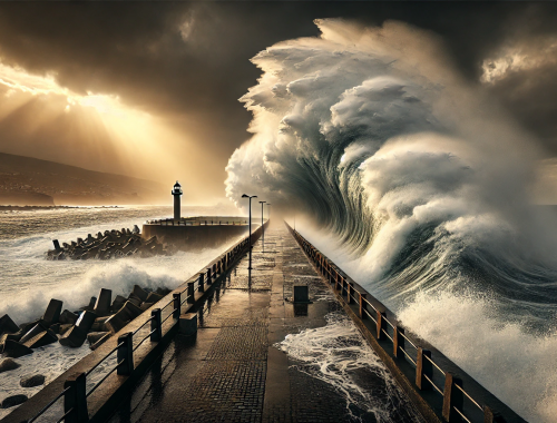 Un'onda anomala travolge un turista e lo uccide - Il video