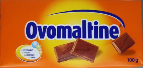 Tavolette di cioccolato Ovomaltine ritirate dal mercato: contengono pezzi di plastica.