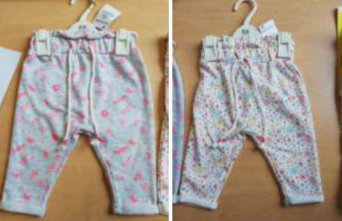 “Gli abiti per bambini con lacci e cordoni sono pericolosi”, AUCHAN e SIMPLY ritirano dagli scaffali PANTALONE NTA a marca In Extenso