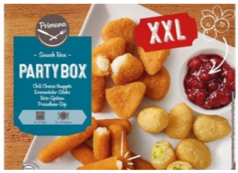 Aldi Suisse richiama lo "Snack box party" Primana da 450 grammi