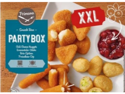 Aldi Suisse richiama lo "Snack box party" Primana da 450 grammi