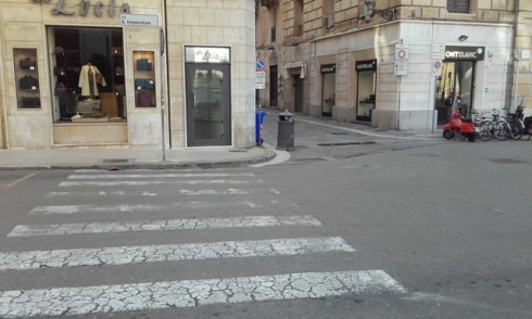 passaggio pedonale lecce