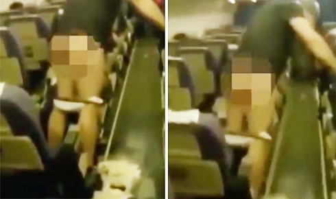 Uomo incontenibile in aereo urina di fronte ai passeggeri attoniti del volo russo