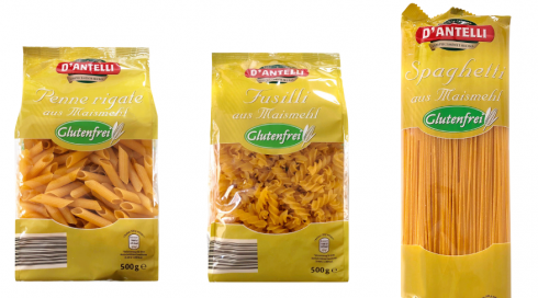 Avviso importante per i celiaci: ALDI in Germania ritira dal commercio "Pasta di mais D' ANTELLI " per glutine non dichiarato in Spaghetti, Fusilli e Penne