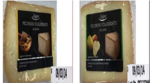 Listeria: richiamati dai supermercati due lotti di pecorino stagionato delle versioni al miele e alla pera