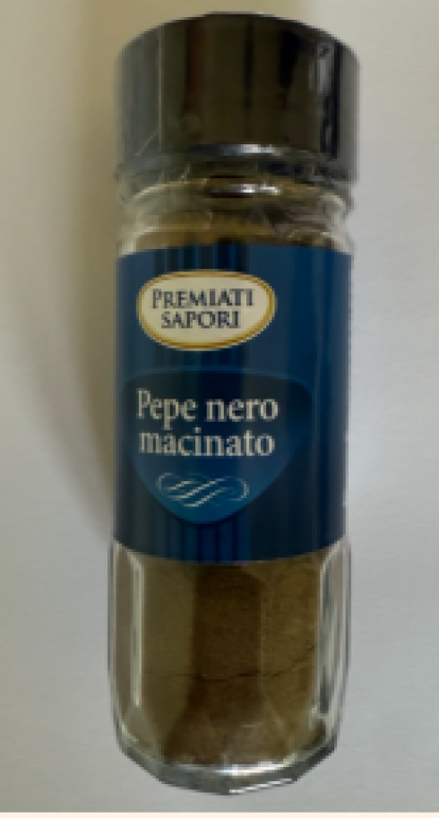Maxi richiamo di pepe nero macinato a marchio “Premiati Sapori” dagli scaffali per tossine pericolose per la salute