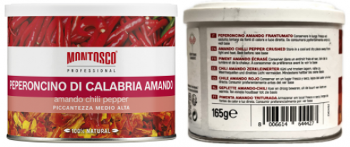 Aflatossina B1 nel peperoncino a marchio Montosco