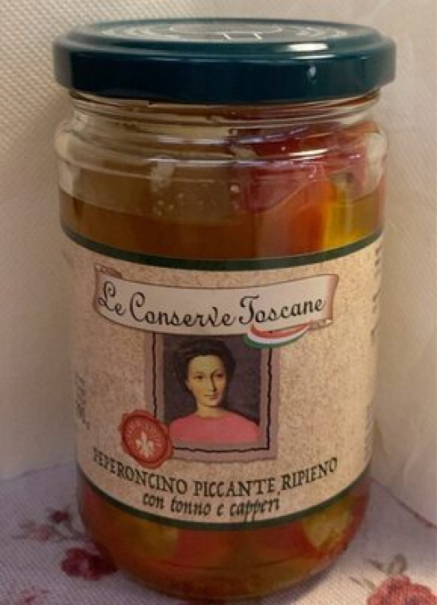 Allergeni non dichiarati, ministero della Salute segnala richiamo peperoncino piccante ripieno con tonno e capperi.