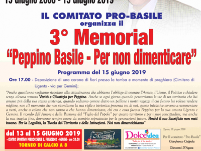 11 anni dall’assassinio di Peppino Basile