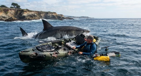 Ambiente: paura al largo di Cambria in California, squalo attacca pescatore e affonda il kayak