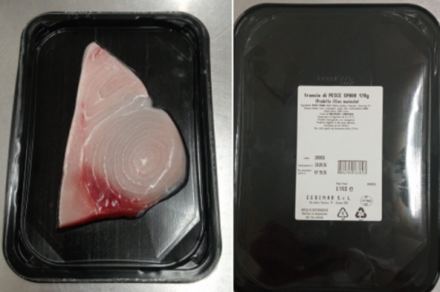 Sicurezza alimentare: richiamati due lotti di tranci di pesce spada per presenza di mercurio oltre i limiti di legge