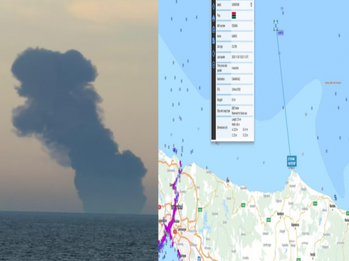 Esplode una petroliera al largo della Turchia, soccorsi in corso