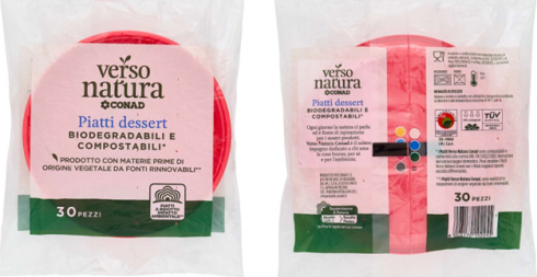 Rischi per la salute, CONAD richiama piatti monouso di plastica per non conformità dei materiali