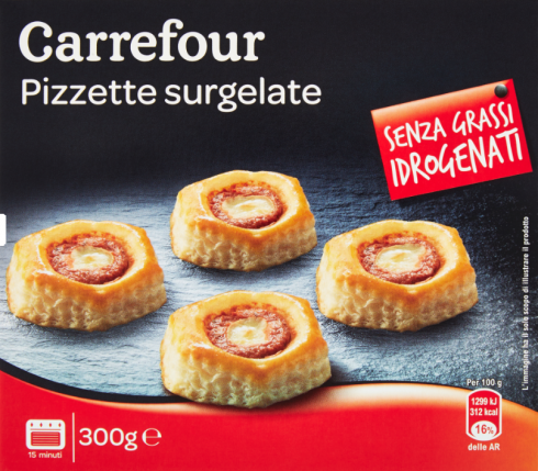 Carrefour richiama pizzette surgelate per soia non dichiarata in etichetta: gravi rischi per allergici e intolleranti.