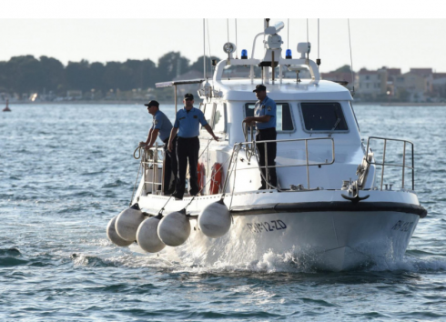 Peschereccio italiano sequestrato dalla polizia di Spalato.