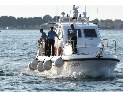 Peschereccio italiano sequestrato dalla polizia di Spalato. 