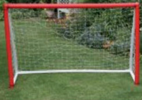 porte di calcio rosse porte di calcio rosse