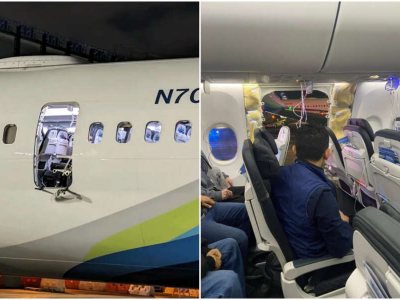Terrore in volo: Boeing perde finestrino e portellone subito dopo il decollo - Il video
