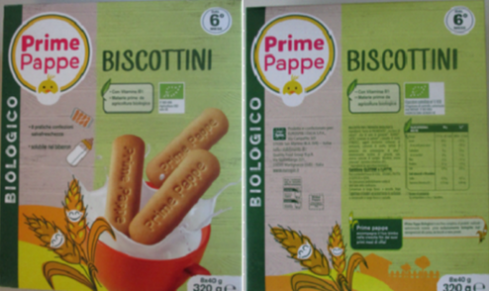 Ocratossina A in eccesso nei biscottini Prime Pappe. Ministero della salute segnala: “Rischio chimico”.
