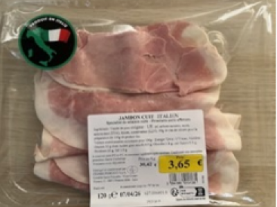 Prosciutto cotto italiano ritirato dal mercato per rischio Listeria