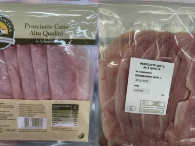 Prosciutto cotto contaminato, "rischio listeria"