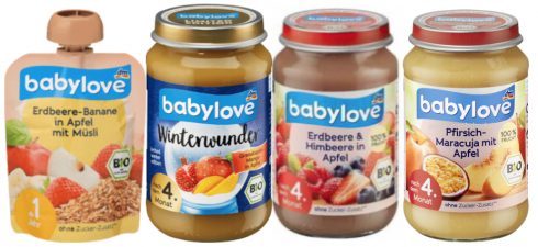 Ministero della Salute segnala richiamo purea di frutta per bambini Babylove di dm drogerie markt  per tracce di aflatossine